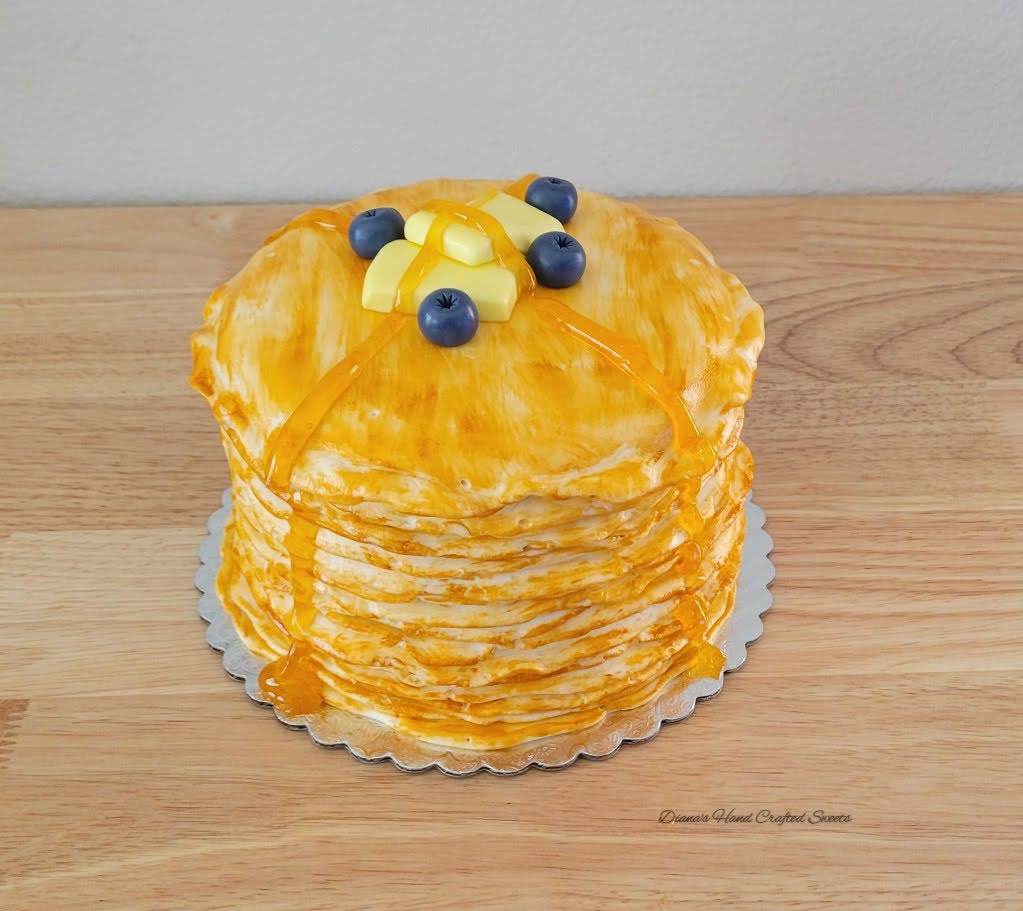 Pancake Stack Themed Cake