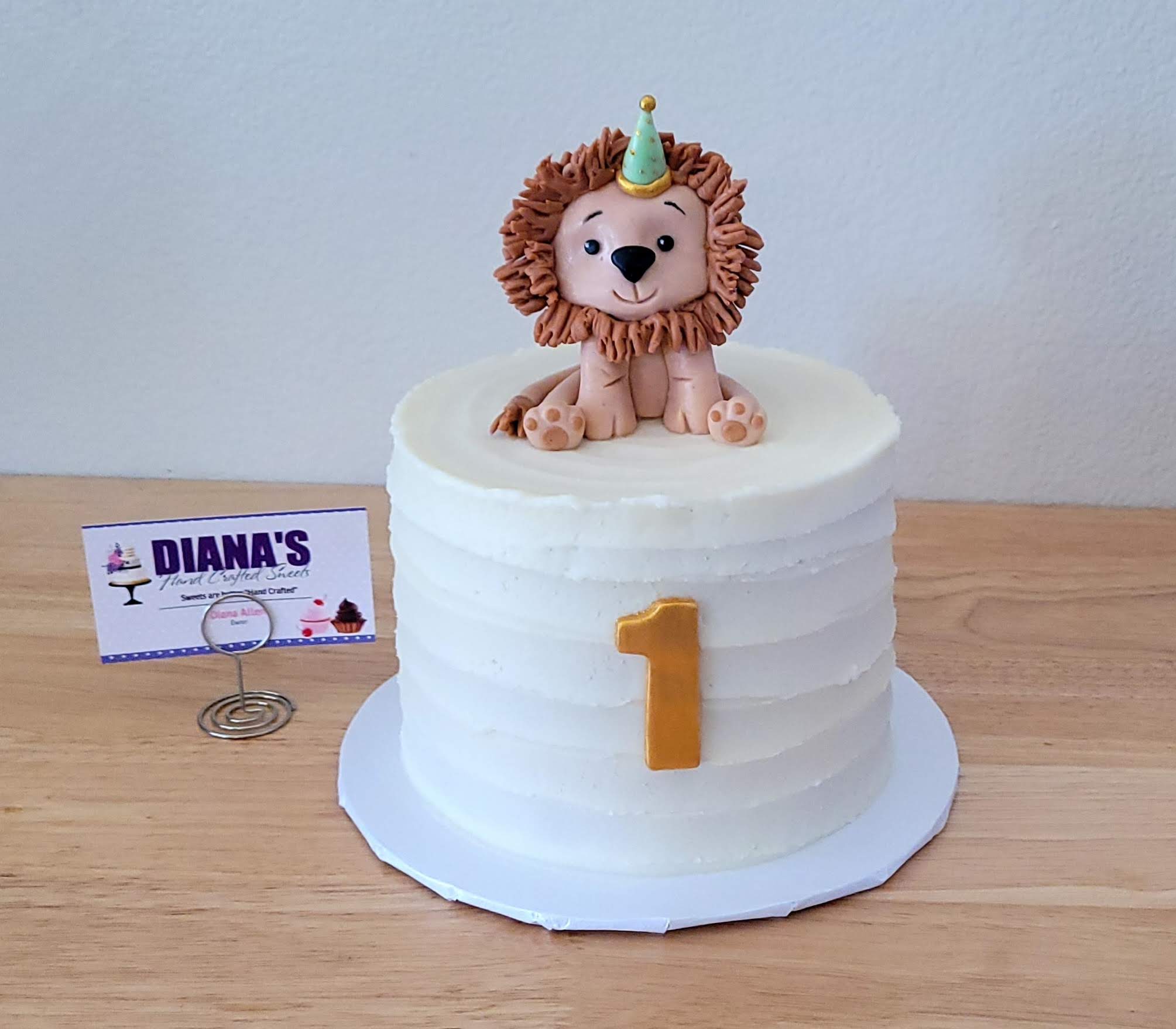 First Birthday Lion Cake